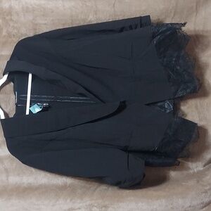 Maurice Lace Bottom Blazer Sz 3X